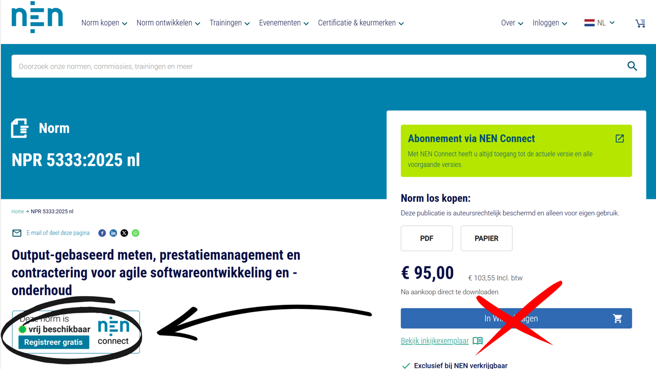 NPR NEN Download Pagina Met Aanwijzigen